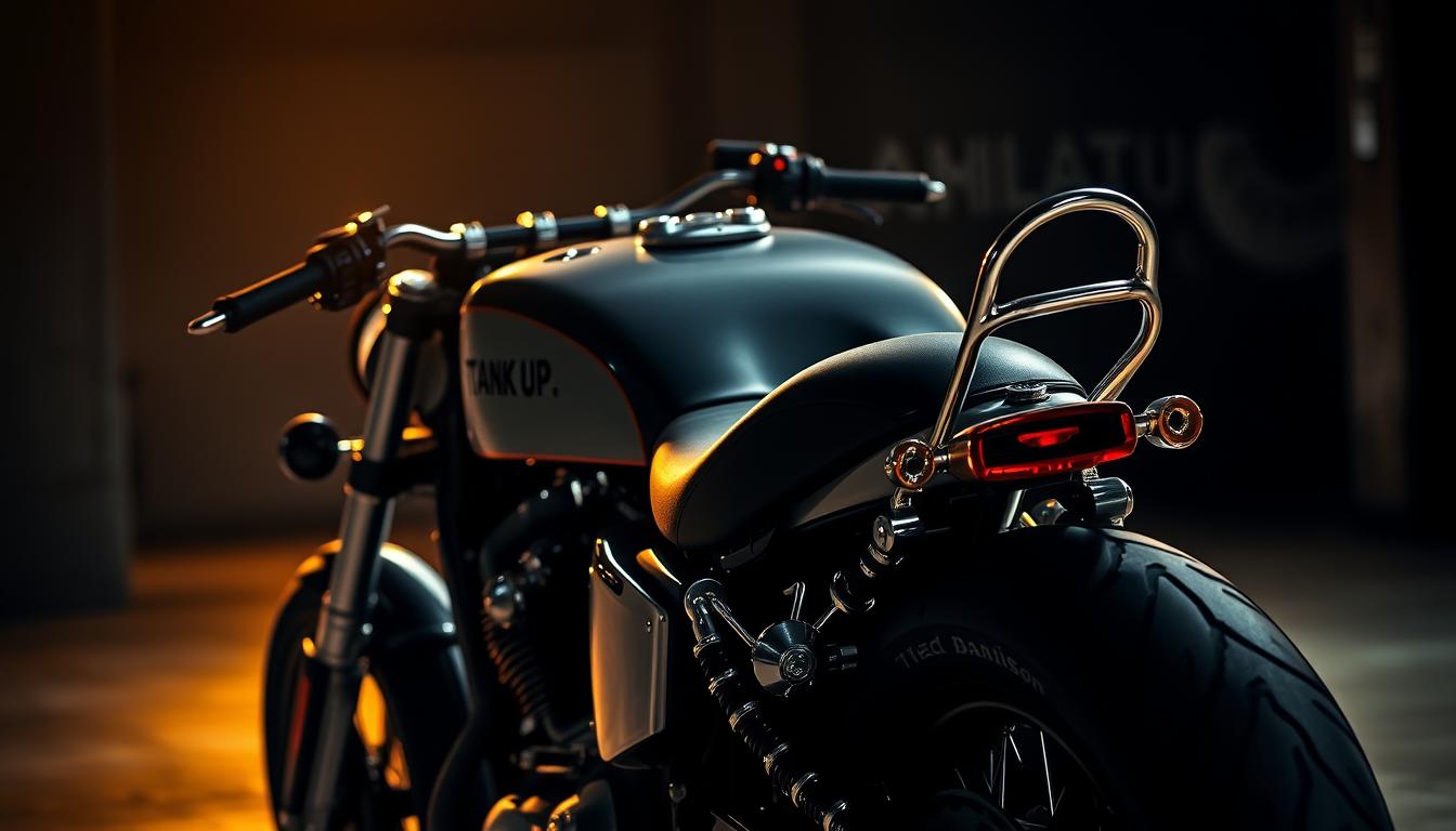 XL1200X フォーティエイト タンクアップ シーシーバー