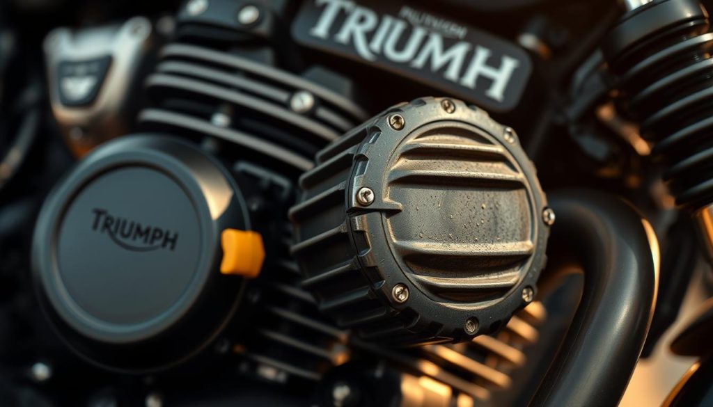 トライアンフ オイルフィルター交換 トライアンフ オイルフィルター交換