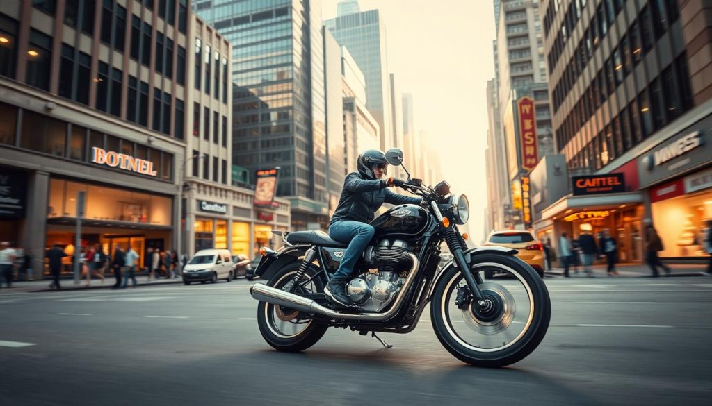 ボンネビル T120 市街地ハンドリング ボンネビル T120 市街地ハンドリング