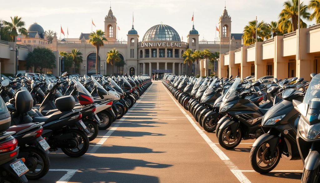 ユニバ バイク駐輪場の利用方法