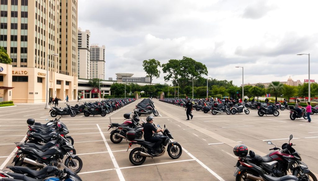 ユニバ バイク駐輪場の概要