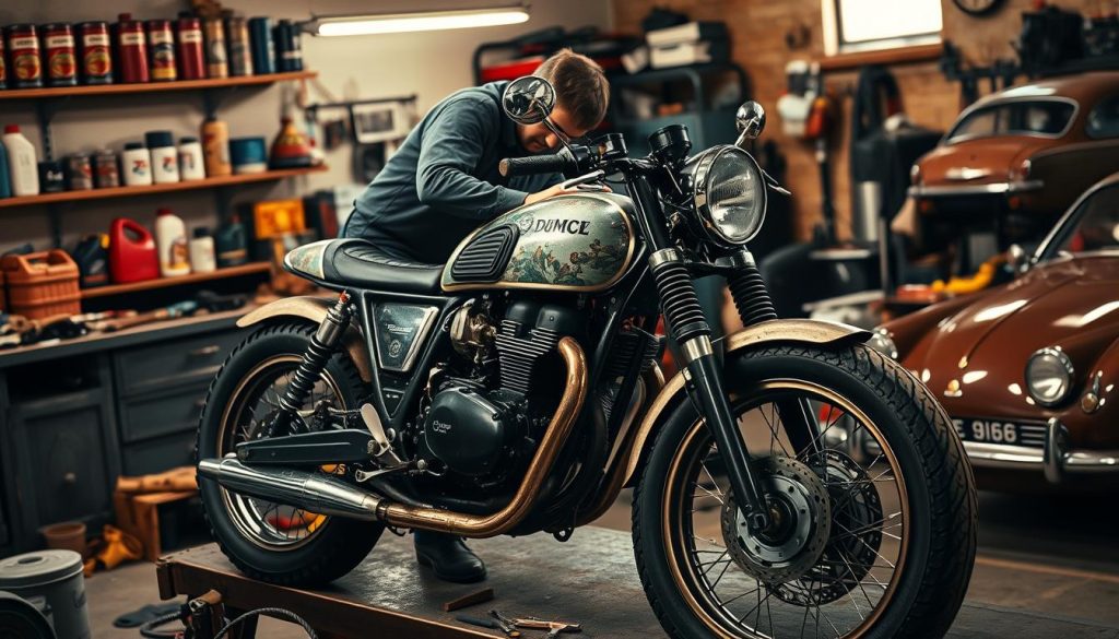 レトロバイクのメンテナンス レトロバイクのメンテナンス