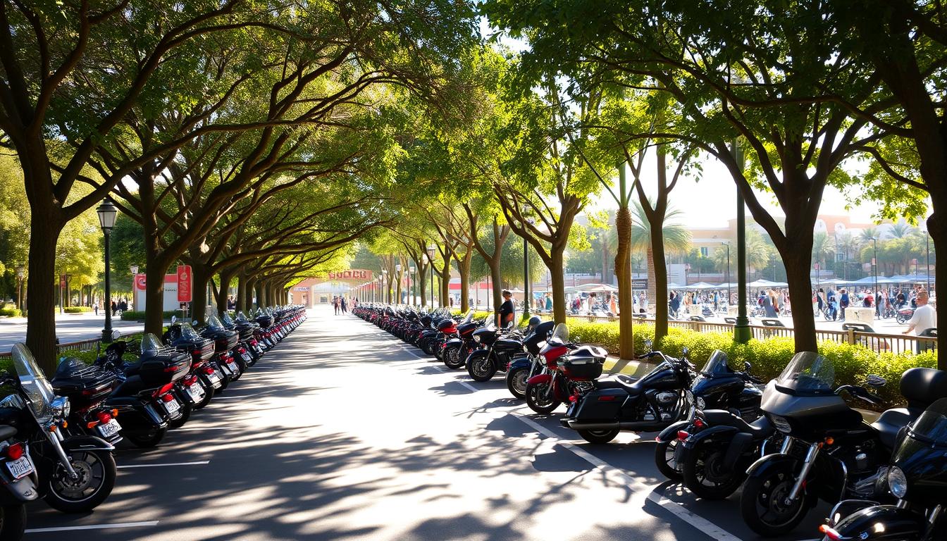 ユニバ バイク駐輪場